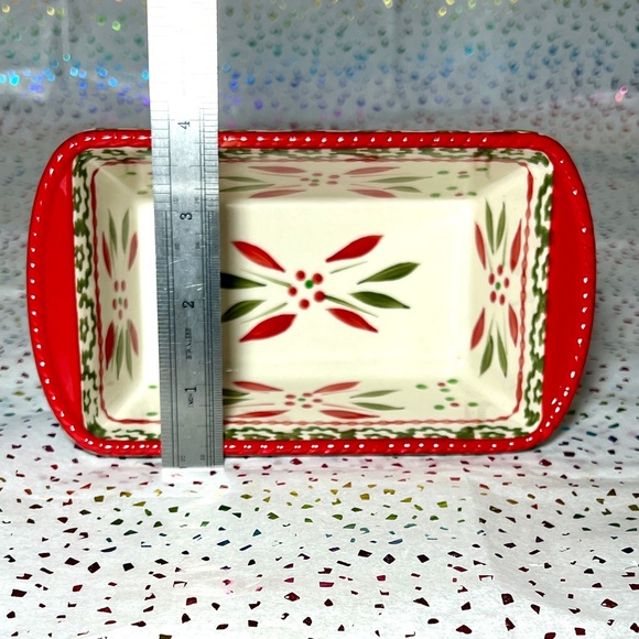Temptations "Old World" Ceramic Loaf Baking Dish & Plastic Lid - Picture 3 of 6